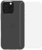 BlueBuilt Back Cover iPhone 16 Pro Max Transparant + Screenprotector Glas Apple iPhone 16 Pro Max hoesje