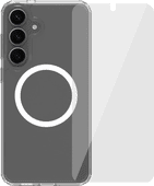 BlueBuilt Protective Back Cover Magneet Galaxy S25 Plus Transparant + Screenprotector Glas BlueBuilt telefoonhoesje