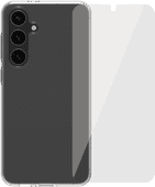 BlueBuilt Samsung Galaxy S24 FE Back Cover Transparant + Screenprotector Glas BlueBuilt telefoonhoesje