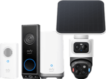 EufyCam S4 + HomeBase 3 + Video Doorbell E340 + Chime Buitencamera zonder abonnement