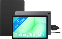 Samsung Galaxy Tab A11 Plus 11 inch 128GB Wifi Grijs + Basis accessoirepakket Samsung smartphone, tablet en slimme horloge aanbieding