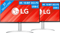 LG 27UP850K-W.AEU Duo Pack Monitor aanbevolen voor dual of triple set-ups