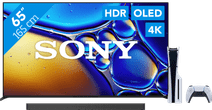 Sony 65" Bravia 8 II 4K QD-OLED + Sony Bravia Theatre Bar 8 Zwart + PlayStation 5 Tv met HDMI 2.1
