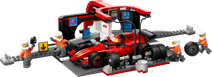 LEGO City F1 Pitstop en Pitcrew met Ferrari Auto 60443 LEGO