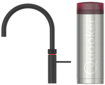 Quooker PRO3 + Quooker Fusion Round Zwart Quooker reservoir