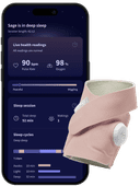 Owlet Dream Sock Dusty Rose OW-DS-RO Babyfoon