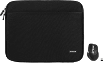 BlueBuilt Laptophoes breedte 37 cm 15-16 inch M Zwart + Maximus Muis Laptoptas