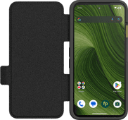 Fairphone 6 Flip Case Zwart Book case met valbescherming