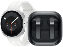 Samsung Galaxy Watch 9 Wit 40mm + Samsung Galaxy Buds4 Zwart Horloge met bloeddrukmeter