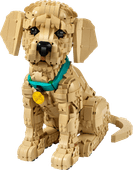 LEGO Icons Golden Retriever Puppy 11384 LEGO sets voor Volwassenen