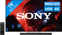 Sony Bravia 9 II True RGB 75" (2026) + Sony Bravia Theatre Bar 7+S Sony Bravia XR televisie