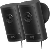 Ring Outdoor Camera Pro Stekker Zwart Duo Pack Ring IP camera voor buiten