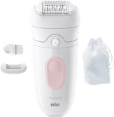 Braun Silk-épil 5 5-011 Roze Epilator voor gezicht of bikinilijn