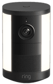 Ring Spotlight Camera 2e Generatie Batterij Zwart Ring camera voor een kleine tuin