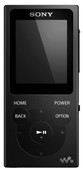 Sony NWE394 8GB Black MP3 player with 4GB to 8GB storage capacity