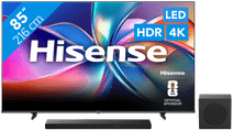 Hisense 85" QLED E7Q (2025) + Hisense AX3120Q 85 inch tv