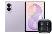 Samsung Galaxy Z Fold 8 512GB Lila 5G + Samsung Galaxy Buds4 Pro Zwart Samsung Galaxy Z Fold 8