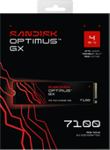 SANDISK Optimus GX 7100 4TB NVMe SSD SanDisk interne SSD