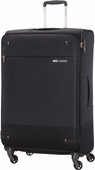Samsonite Base Boost Expandable Spinner 78cm Black Suitcase