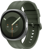 Samsung Galaxy Watch 9 LTE Zilver/Groen 44mm Smartwatch voor Inlumi