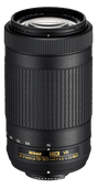 Nikon AF-P DX 70-300 mm f/4.5-6.3G ED VR Lens aanbiedingen