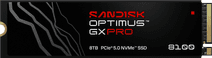 SANDISK Optimus GX PRO 8100 8TB Heatsink PCIe 5.0 NVMe SSD SANDISK interne SSD