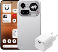 Nothing Phone (4a) Pro 256GB Zilver 5G + BlueBuilt Oplader met Usb C Poort 45W Wit Smartphone met de beste snelheid
