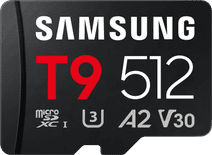 Samsung MicroSDXC T9 512GB 200MB/s + USB lezer Nintendo Switch geheugenkaart