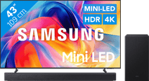 Samsung Mini-LED 43 inches M73H (2026) + Samsung HW-B450F (2025) Mini-LED TV promotion