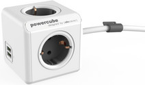 PowerCube usb 4-voudige stekkerdoos 1,5m