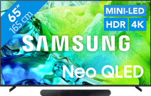 Samsung Neo QLED 65" QN80H (2026) + Samsung HW-S60D Zwart (2024) Televisie aanbieding