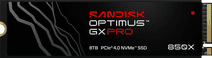 SANDISK Optimus GX PRO 850X 8TB Heatsink NVMe SSD SANDISK Optimus GX Pro interne SSD