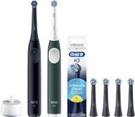 Oral-B iO 2 Duo Pack Zwart en Groen Value Pack Zwarte Oral-B elektrische tandenborstel