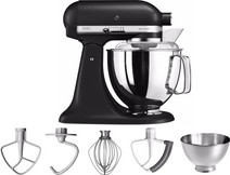 KitchenAid Artisan Mixer 5KSM175PS Cast Iron Black Stand mixer for small to medium-sized preparations