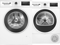 Bosch WAN2827CNL Iron Assist + Bosch WTH8520CNL 8 kg wasmachine en droger set