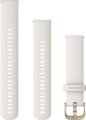 Garmin Siliconen Bandje Crème/Goud 20mm Horlogebandje voor Garmin