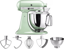 KitchenAid Artisan Mixer 5KSM175PS Pistachio Stand mixer for small to medium-sized preparations