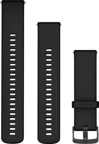 Garmin Siliconen Bandje Zwart 22mm