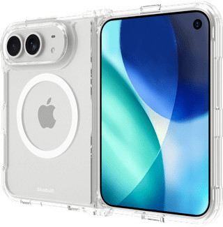 BlueBuilt Protective Back Cover met MagSafe iPhone Duo Transparant