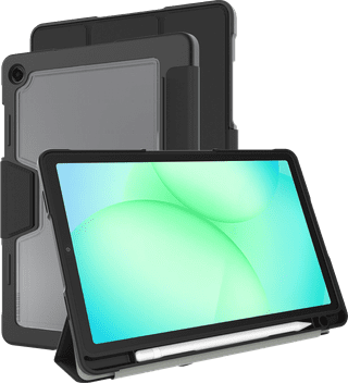 Just in Case Samsung Galaxy Tab A11/A9 Plus ArmorElite Book Case Zwart