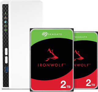 QNAP TS-233 + Seagate Ironwolf 2TB Duo Pack