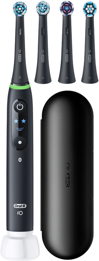 Oral-B iO 6 Zwart met 4 opzetborstels