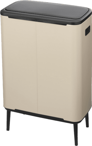 Brabantia Bo Touch Bin Hi Prullenbak 2 x 30 liter Soft Beige