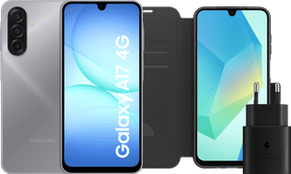 Samsung Galaxy A17 128GB Grijs 5G + Accessoirepakket