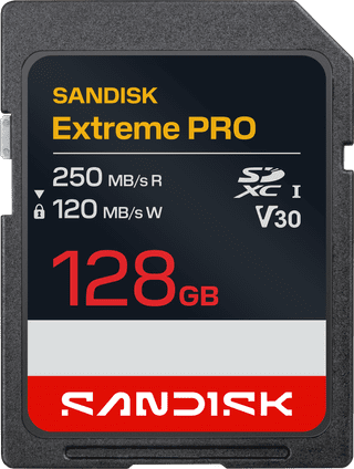 SANDISK Extreme PRO SDXC 128GB 250MB/s