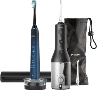 Philips Sonicare DiamondClean 9000 HX9911/88 + Power Flosser Zwart