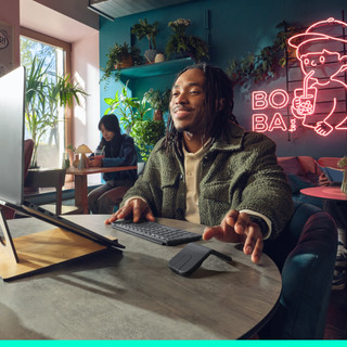 Logitech Mobi Fold Muis Grafiet