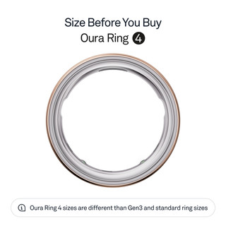 Oura Ring 4 Size 7 Rose Gold