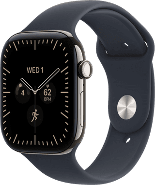 Apple Watch Series 12 Cellular 46mm Titanium Natural Sport Band S/M