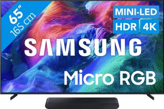 Samsung Micro RGB 65" R85H (2026) + Samsung HW-S60D Zwart (2024)